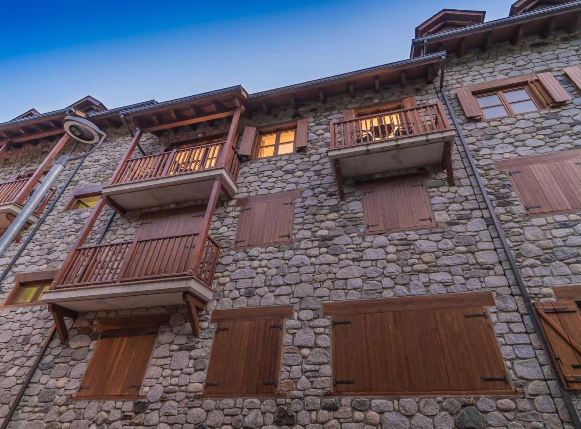 Ferienwohnung Loira Casa Sanchines Duplex De Lujo En Benasque Exterior foto